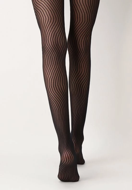 Oroblu Waves 20 Panty - Kleur Zwart - Maat S 2 Oroblu Waves 20 Panty - Kleur Zwart - Maat S - Afbeelding 2