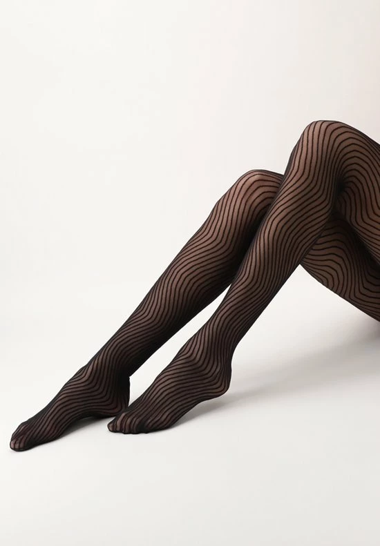 Oroblu Waves 20 Panty - Kleur Zwart - Maat S 3 Oroblu Waves 20 Panty - Kleur Zwart - Maat S - Afbeelding 3