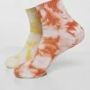 Urban Classics Sokken -39/42- Tie Dye Short 2-Pack Oranje/Geel