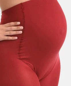 MAMSY Comfortabele Opaque Zwangerschapspanty 60den Rood L 9 MAMSY Comfortabele Opaque Zwangerschapspanty 60den Rood L -beenmode Verkoop 550x794 11