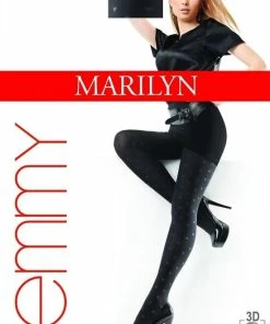 Merkloos Marilyn Bruine Microfiber 3D Panty Met Lichtbruine Hartjes Emmy, 60denier, Maat M/L 8 Merkloos Marilyn Bruine Microfiber 3D Panty Met Lichtbruine Hartjes Emmy, 60denier, Maat M/L -beenmode Verkoop 550x803