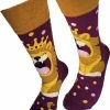 Merkloos Verjaardag Cadeau - Grappige Sokken - Leeuw Sokken - Leuke Sokken - Aparte Sokken - Vrolijke Sokken – Valentijn Cadeau - Luckyday Socks - Cadeau Sokken - Socks Waar Je Happy Van Wordt – Maat L-XL