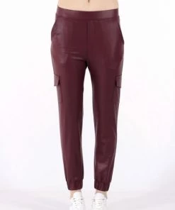 Merkloos Blueberry Leggings- Legging Dames - Broek Skinny - Broek Dames Strech - Legging Lederlook-Legging Meisje - Legging Dames Volwassenen - High-Waist Dames Hoge Taille - Leggings - Push-Up - Up-Fit - Bordeauxrode -beenmode Verkoop 550x806 1