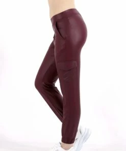 Merkloos Blueberry Leggings- Legging Dames - Broek Skinny - Broek Dames Strech - Legging Lederlook-Legging Meisje - Legging Dames Volwassenen - High-Waist Dames Hoge Taille - Leggings - Push-Up - Up-Fit - Bordeauxrode -beenmode Verkoop 550x808 1