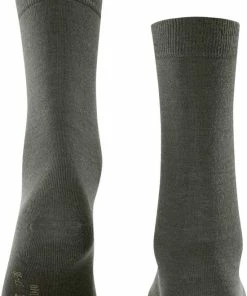 FALKE Softmerino Dik Halfhoog Comfortabel Zonder Motief Zacht Winter Warm Ondoorzichtig Merinowol Katoen Groen Dames Sokken - Maat 39-40 -beenmode Verkoop 550x816 3