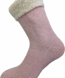 SQOTTON 2 Paar Merinowollen Huissokken - Sloffen - Roze-Blauw - Maat 35-35 5 SQOTTON 2 Paar Merinowollen Huissokken - Sloffen - Roze-Blauw - Maat 35-35 -beenmode Verkoop 550x819 1