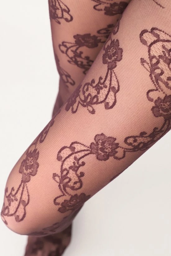 Oroblu Lovely 15 Panty - Kleur Bordeaux Rood - Maat L /XL 3 Oroblu Lovely 15 Panty - Kleur Bordeaux Rood - Maat L /XL - Afbeelding 3