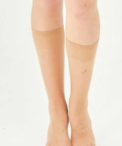 Merkloos 4 Pack 15 Denier Kniekousen Panty Dames Panty - Zwart - Sbeige- Veld - Grijs -beenmode Verkoop 550x825 3