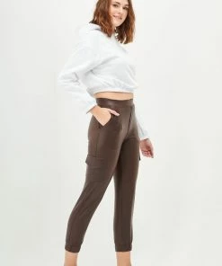 Merkloos Blueberry Leggings- Legging Dames - Broek Skinny - Broek Dames Strech - Legging Lederlook-Legging Meisje - Legging Dames Volwassenen - High-Waist Dames Hoge Taille - Leggings - Push-Up - Up-Fit - Bruin Legging -beenmode Verkoop 550x825 44