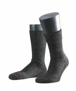 FALKE Walkie Ergo Ademend Hoge Kwaliteit Verwarmend Thermo Met Elastiek Warme Dikke Trekking Hoog Lang Merinowol Grijs Unisex Sokken - Maat 42-43 -beenmode Verkoop 550x826 3